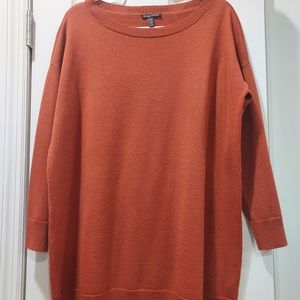 Eileen Fisher 100% merino wool oversized sweater
